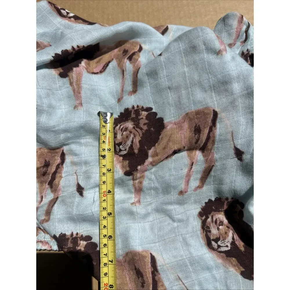 MilkBarn Lion Crib Sheet Bamboo Rayon Cotton Standard Crib 2021 Unused Soft